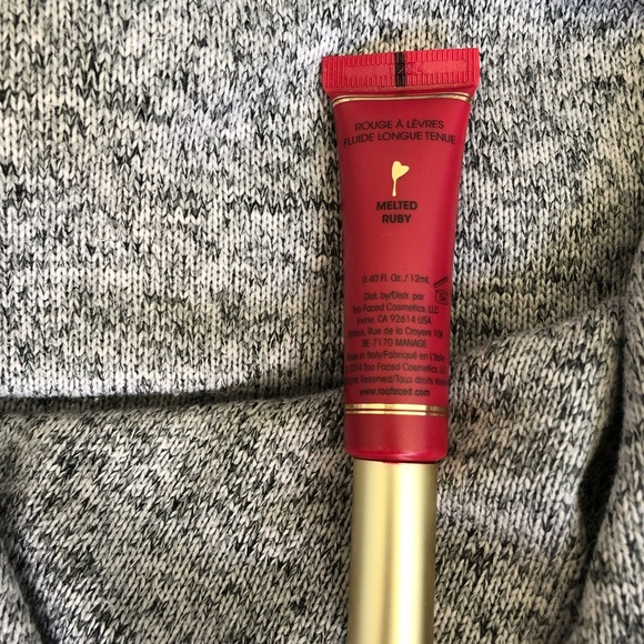 Too Faced Melted Ruby Liquid Lipstick - Picture 3 of 3